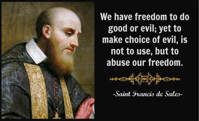 do evil is abuse our freedom